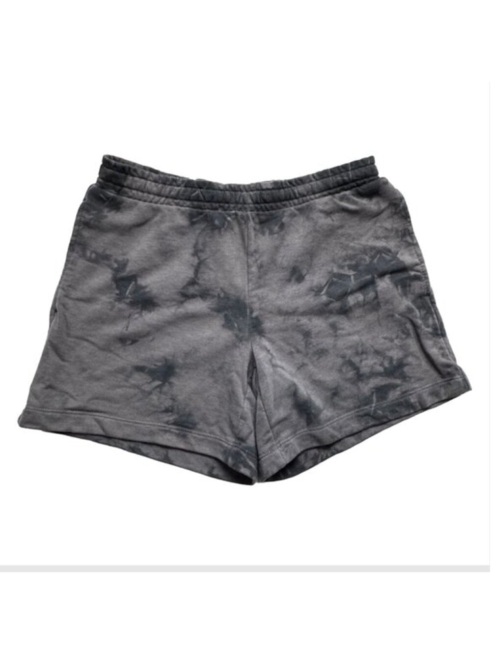 Member's Mark Midweight High Waist Gray and Black Tie Die Short